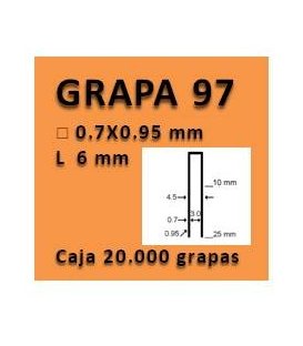 Grapa linea 97 - 6 GR009706