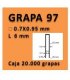Grapa linea 97 - 20 GR009706