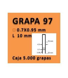 Grapa linea 97 - 10 GR009710