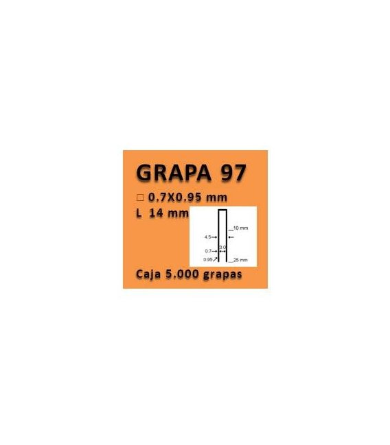 Grapa linea 97 - 12 GR009712