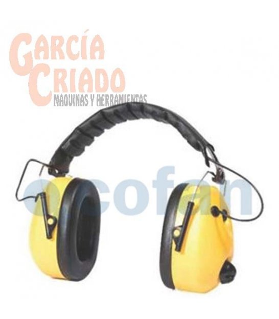 Blíster Casco anti-ruido I Color amarillo I Protección auditiva I SNR: 30db  I EN 352