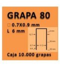 Grapa linea 80 - 6 GR008006