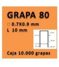 Grapa linea 80 - 10 GR008010